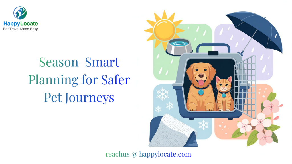 Smart Pet Travel Guide: How to Navigate Seasonal Risks