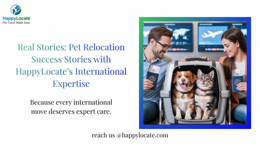 Pet Relocation Success Story with HappyLocate Worldwide