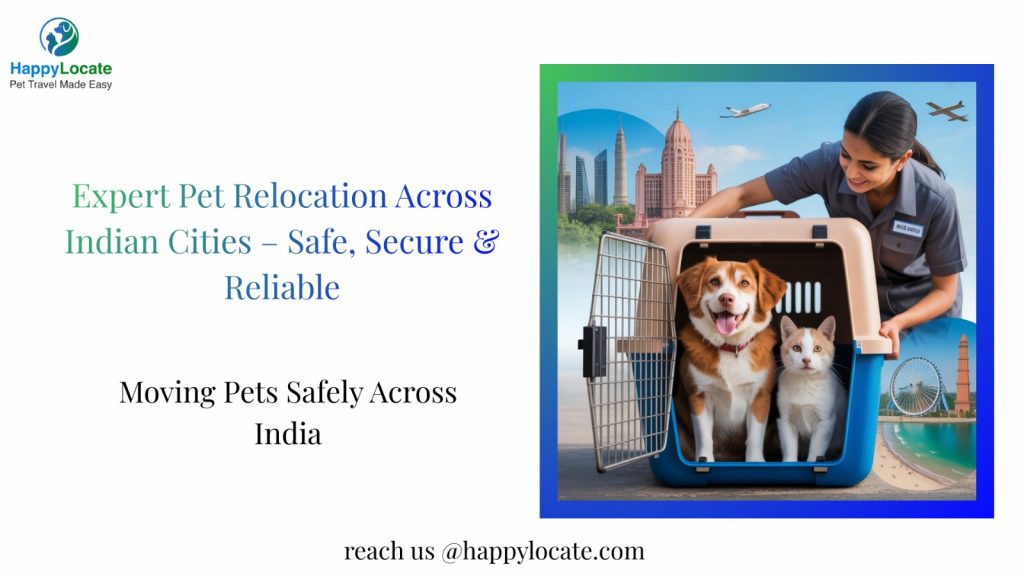 Pet Relocation India: Safe Pet Transport Across Indian Cities 