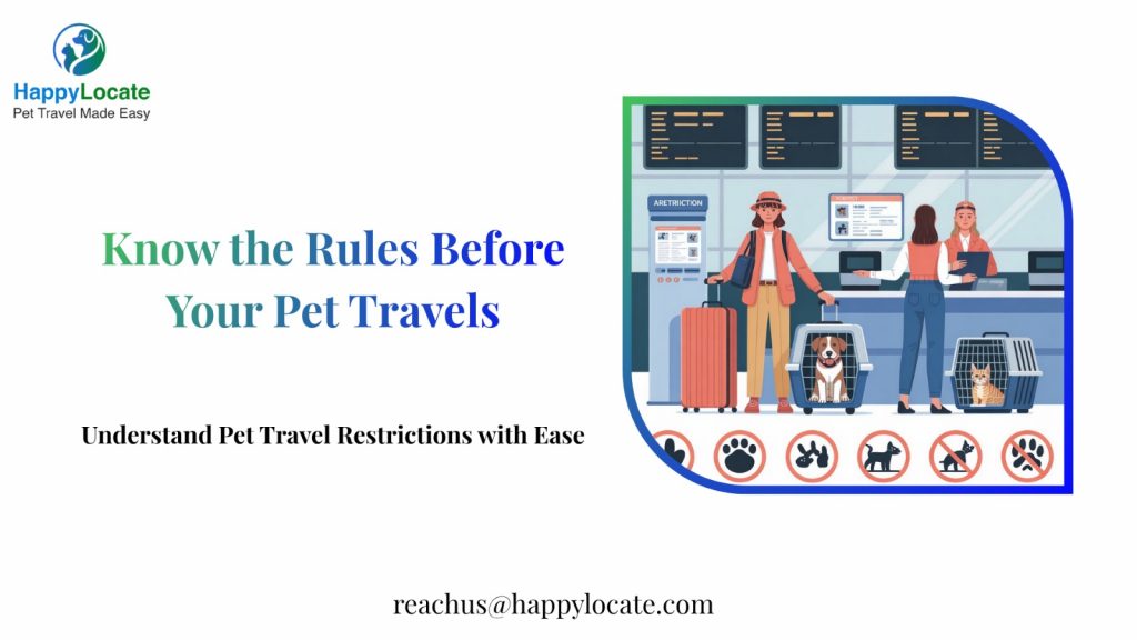 What are the restrictions on carrying pets
