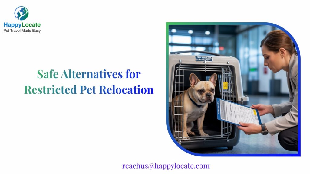 Are there any alternative options available to relocate restricted pets?